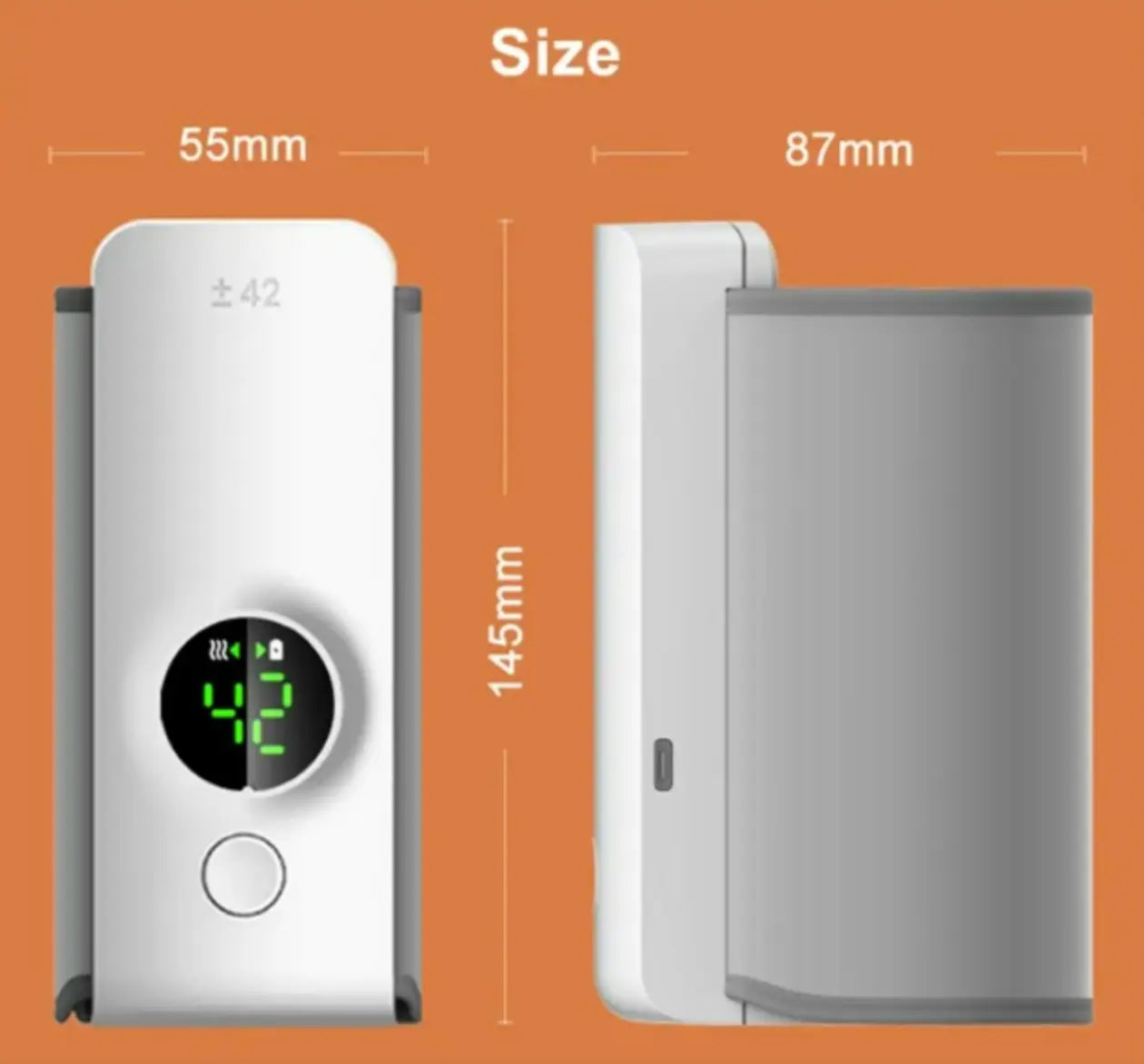 Portable Wireless Baby Bottle Warmer Glow circuit