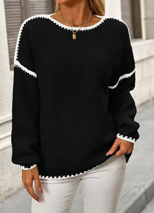 Cozy Pullover Sweater for Fall and Winter Glow circuit