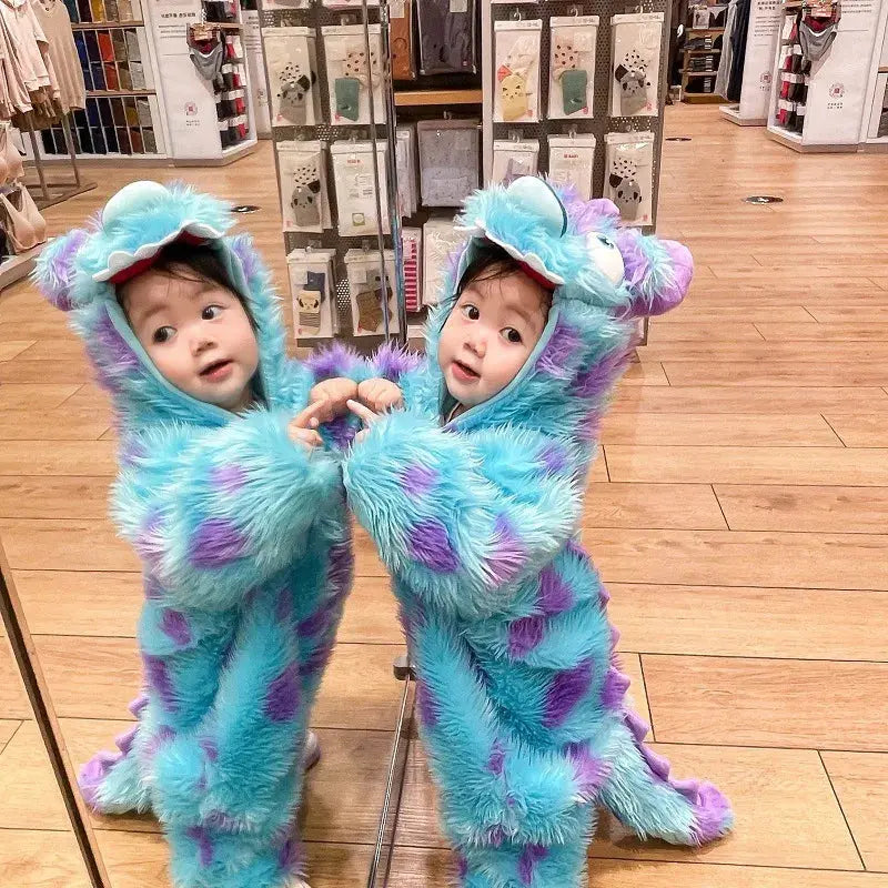 Cute Animal Baby Jumpsuit With Hooded Zipper Glow circuit