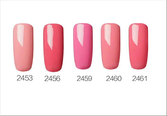 ROSALIND 10ml Pink Eco-Friendly UV Nail Gel (24 Colors) Glow circuit