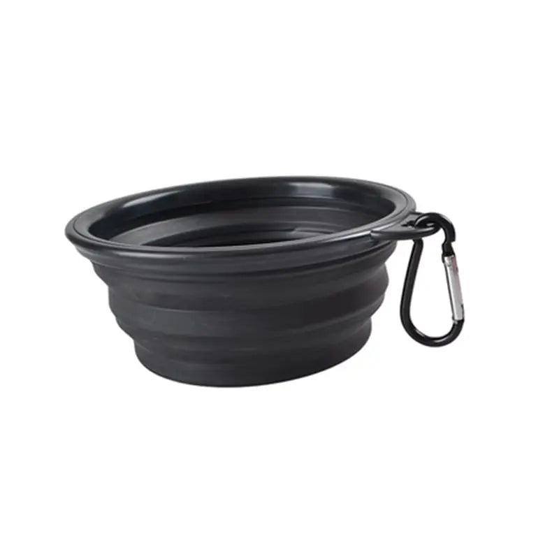 Collapsible Silicone Dog Bowl for Pets Glow circuit