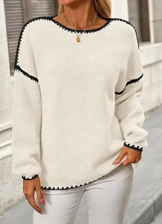 Cozy Pullover Sweater for Fall and Winter Glow circuit