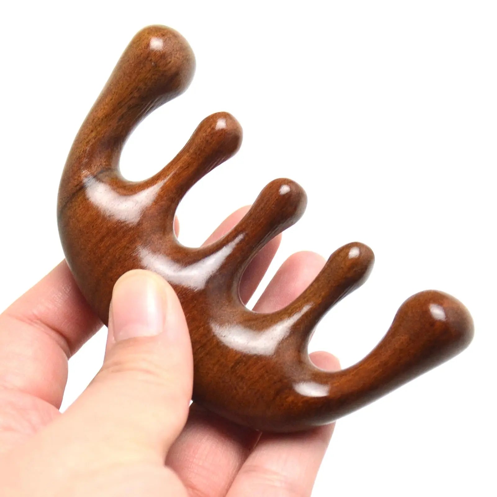 BLUPLE Scalp Massage CombHead Scalp Comb1pc Gua Sha Comb Wide Tooth CombSandalwood Scalp Stimulator Comb Wooden Wide Tooth Comb for Women Hair Growth Glow circuit