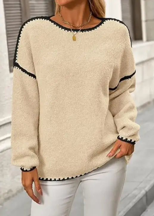 Cozy Pullover Sweater for Fall and Winter Glow circuit