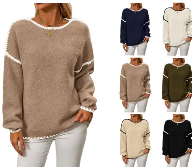 Cozy Pullover Sweater for Fall and Winter Glow circuit