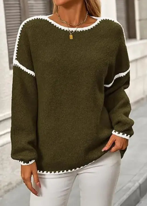 Cozy Pullover Sweater for Fall and Winter Glow circuit