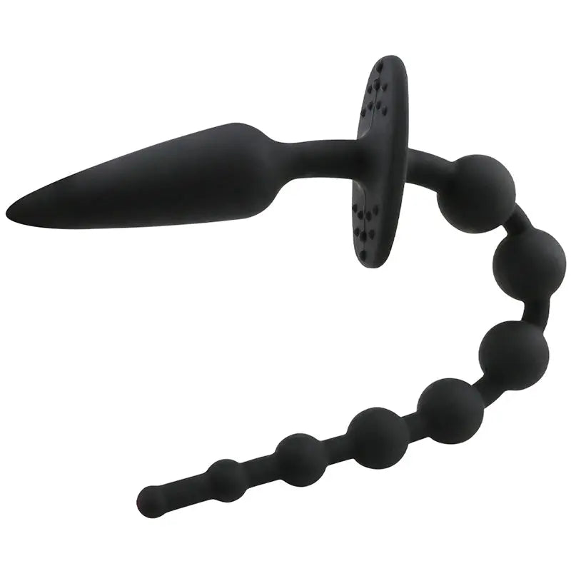 Silicone Beaded Anal Plug Prostate Massager Glow circuit