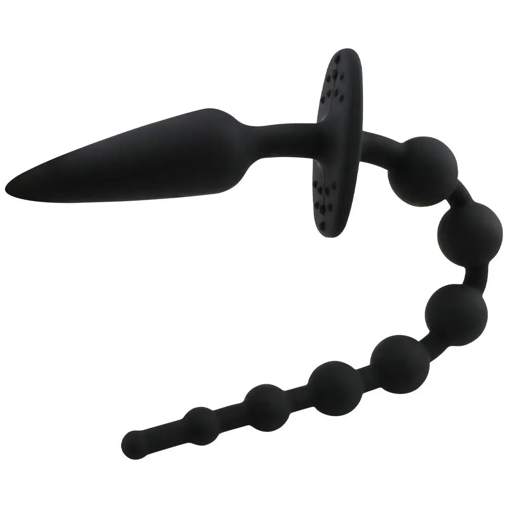 Silicone Beaded Anal Plug Prostate Massager Glow circuit