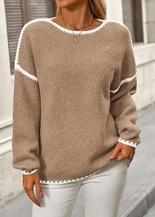 Cozy Pullover Sweater for Fall and Winter Glow circuit