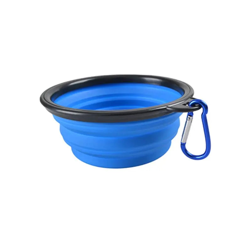Collapsible Silicone Dog Bowl for Pets Glow circuit