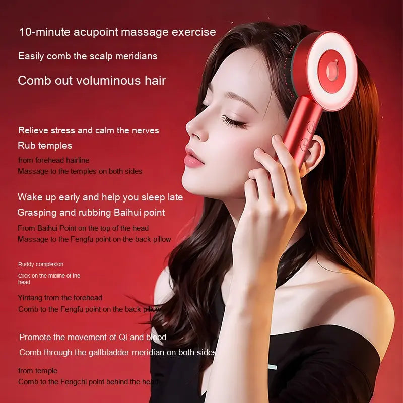 Comb Scalp Massager Glow circuit