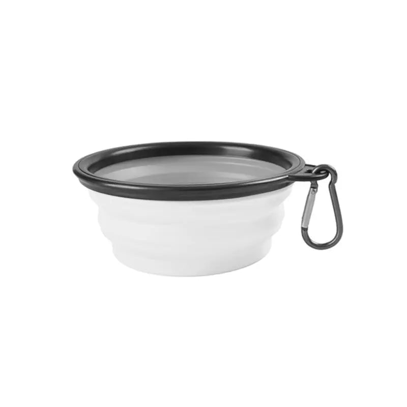 Collapsible Silicone Dog Bowl for Pets Glow circuit