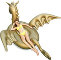 Giant Inflatable 103" Golden Dragon Pool Float - Luxy Float Glow circuit