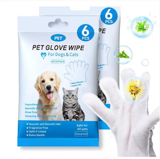 Pet Cleaning Gloves & Wipes Glow circuit